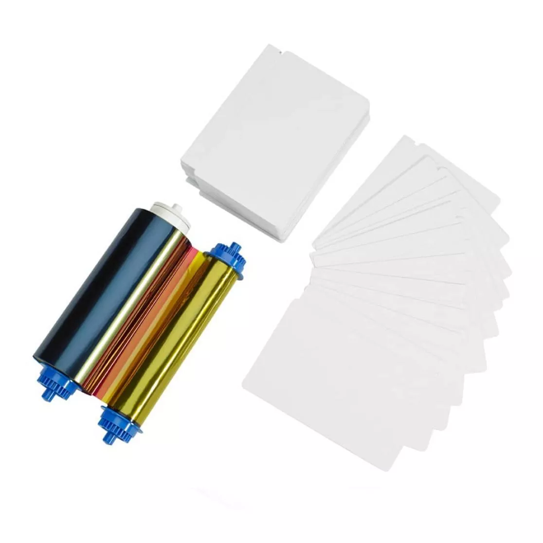 Farbband und Plastikkarten für Kartendrucker Zebra ZC10L